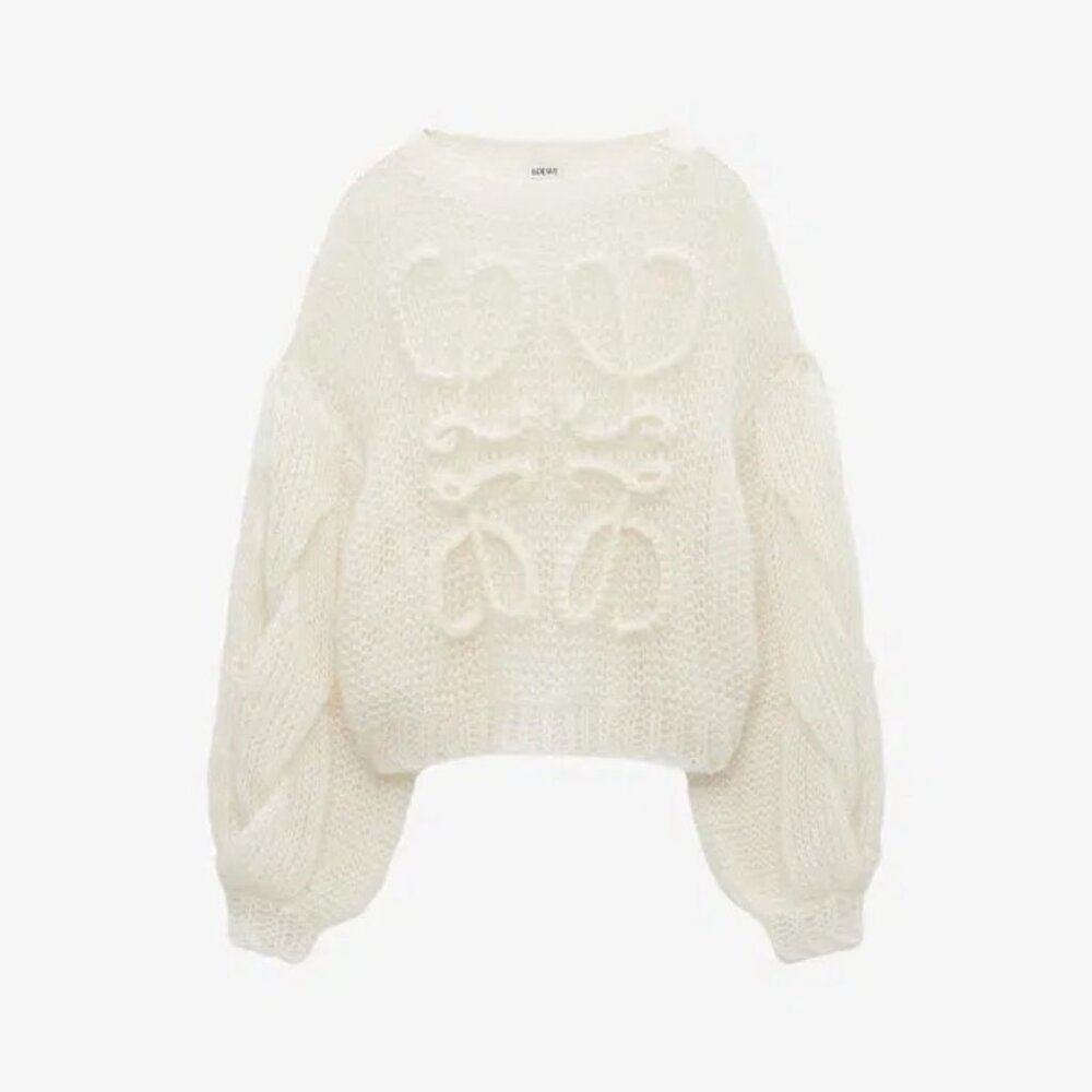 Loewe Anagram Relaxed-Fit Mohair-Blend Jumper